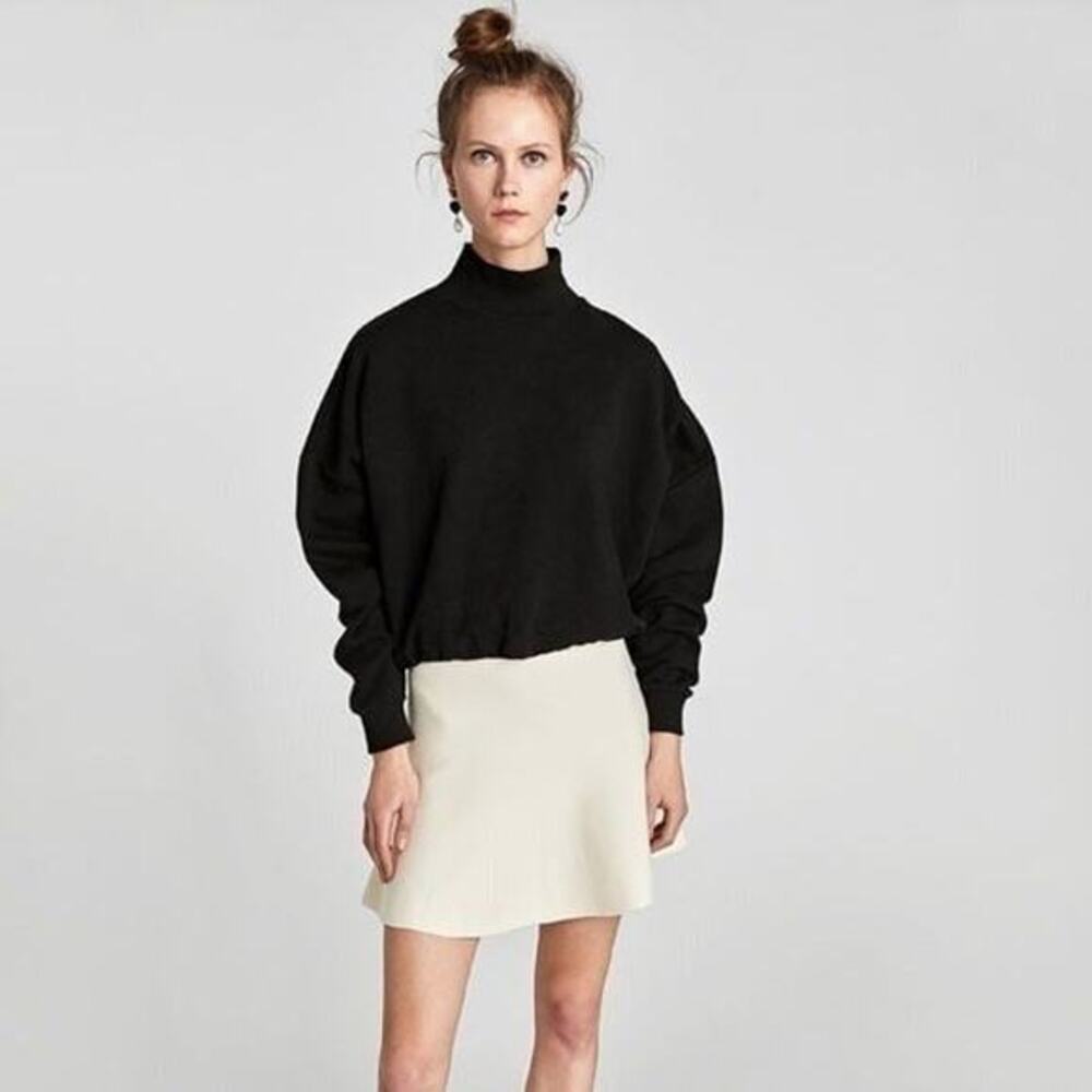 ZARA High Waist Mini Skirt